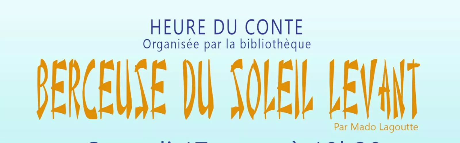Berceuse du soleil levant